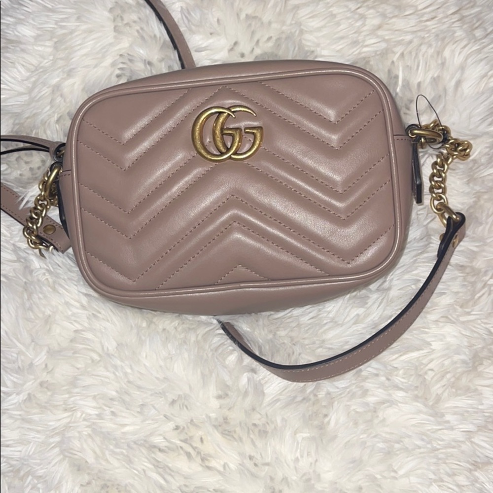 GG marmont matelass’e shoulder bag mini